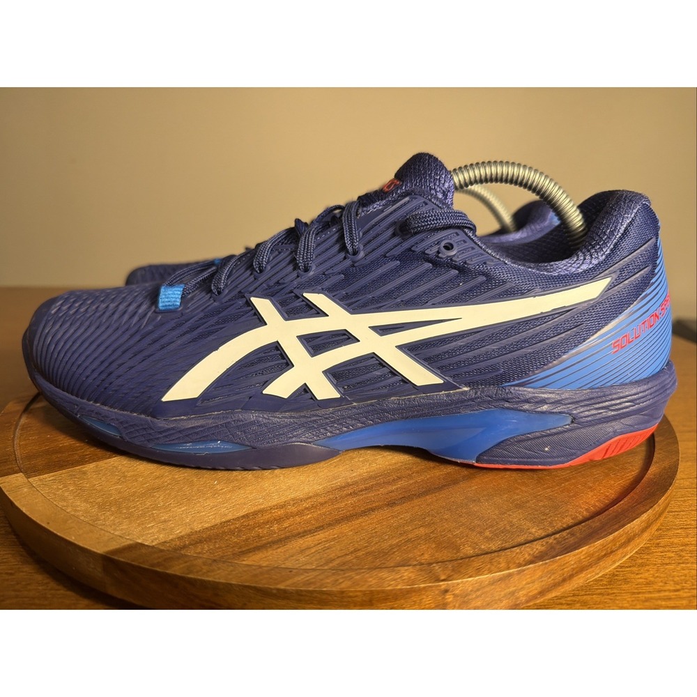 ASICS Solution Speed FF 2 Dive Blue White Mens Tennis Shoes 1041A187-402 Size 10